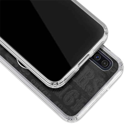 NFL San Franciso 49ers Black & White Galaxy A50 Clear Case